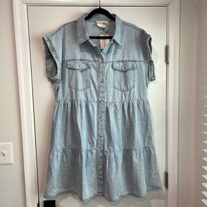 NWT Savanna Jane Denim Dress Size XL